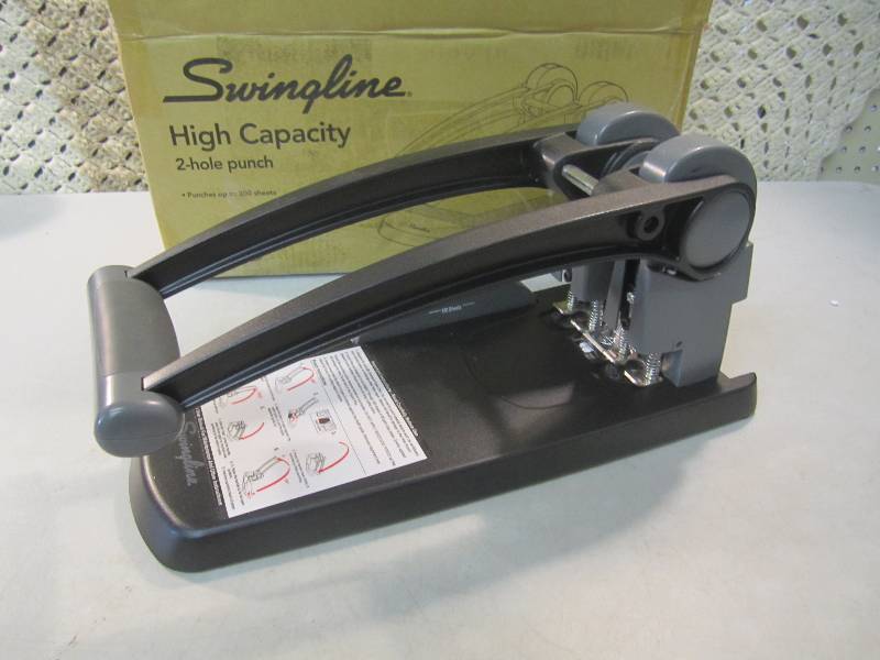 lot 436 image: Swingline 300-Sheet Two Hole Punch ...