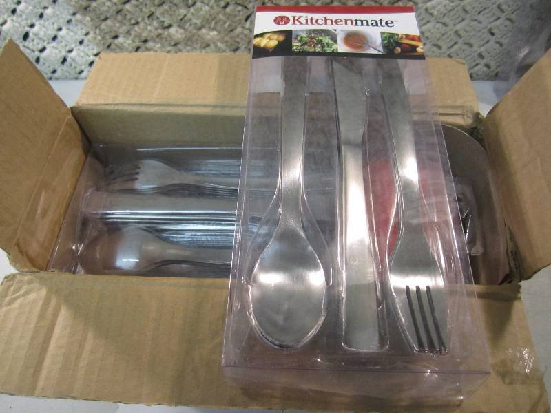 lot 409 image: Case of 6 Kitchenmate 12pc Cutlery ...