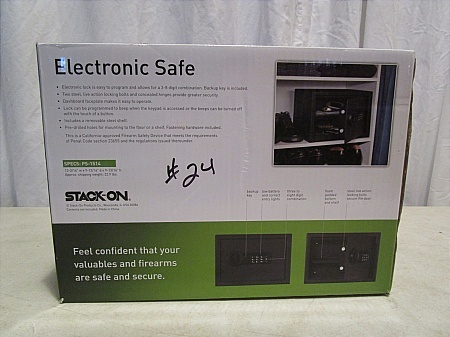 lot 24 image: Stack-On Personal Safe