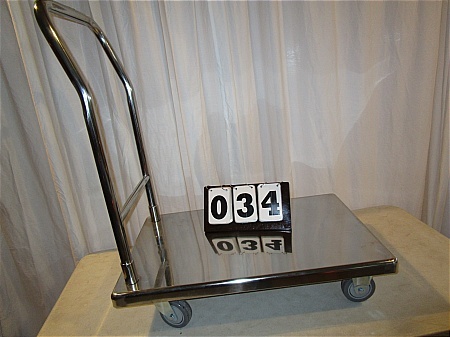 lot 34 image: Stainless Steel Platform Hand Truck