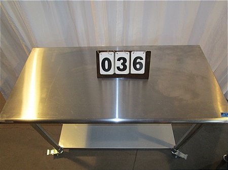 lot 36 image: Stainless Steel Prep Table