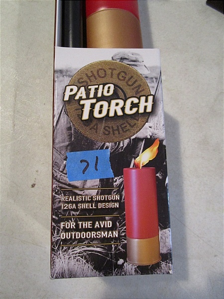 lot 71 image: Shotgun Shell Patio Torches