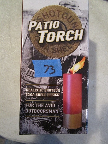 lot 73 image: Shotgun Shell Patio Torches