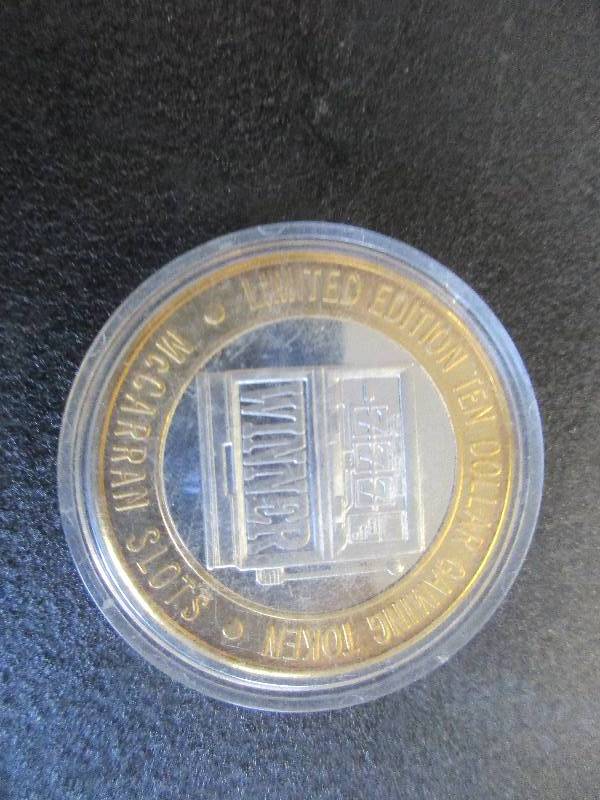 Limited Edition Gaming Token Las Vegas - McCarran Airport, 1-Ounce .999 Fine Silver