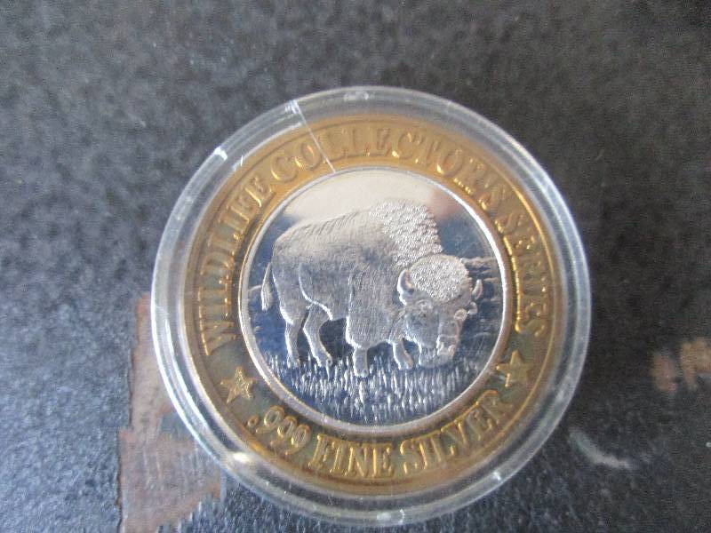 Limited Edition Gaming Token Dubuque Greyhound Park and Casino, Iowa, 1-Ounce .999 Fine Silver