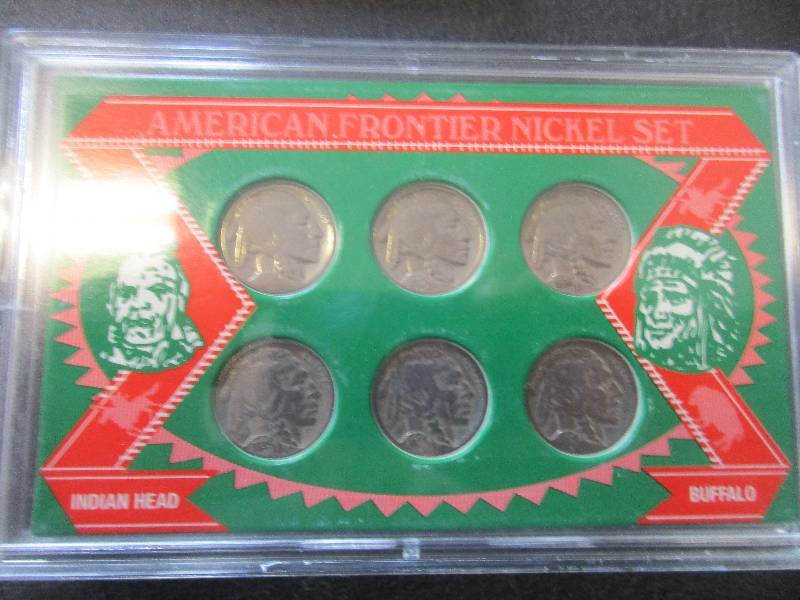 American Frontier Nickel Set - Indian HeadBuffalo U.S. Mint Set - Good Condition