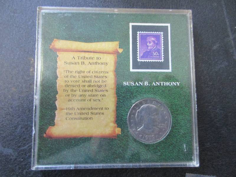 A Tribute to Susan B. Anthony 1979 in Case with Stamp
