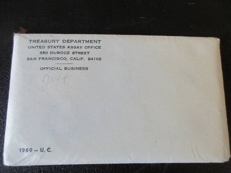 1969 United States Mint Set - Denver, Philadelphia, San Francisco