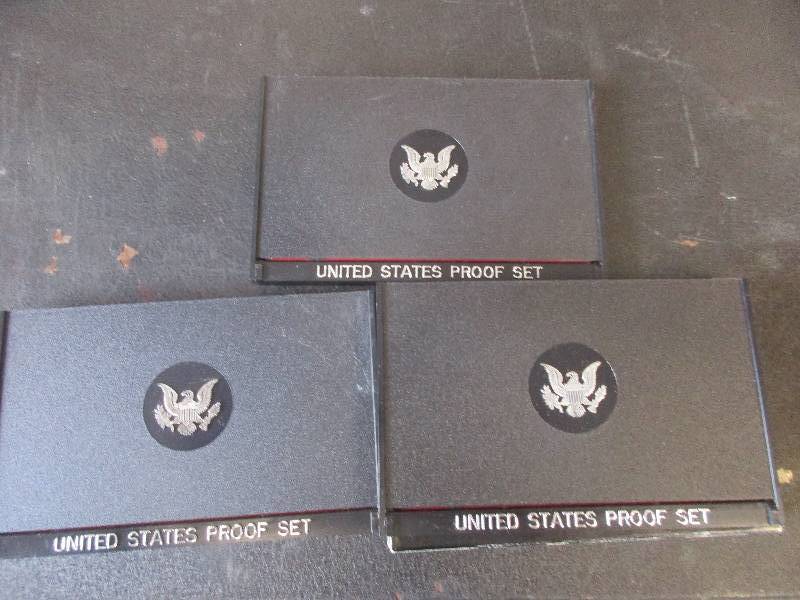 United States Proof Sets 1976, 1977 and 1979