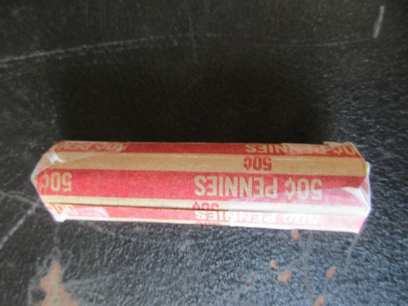 Roll of (50) Lincoln Wheatback Pennies