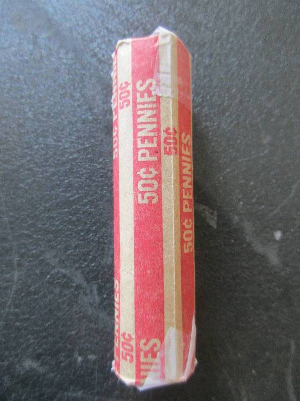 Roll of (50) Lincoln Wheatback Pennies