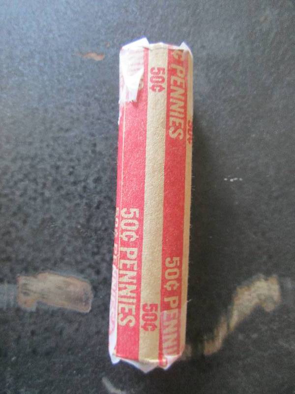 Roll of (50) Lincoln Wheatback Pennies