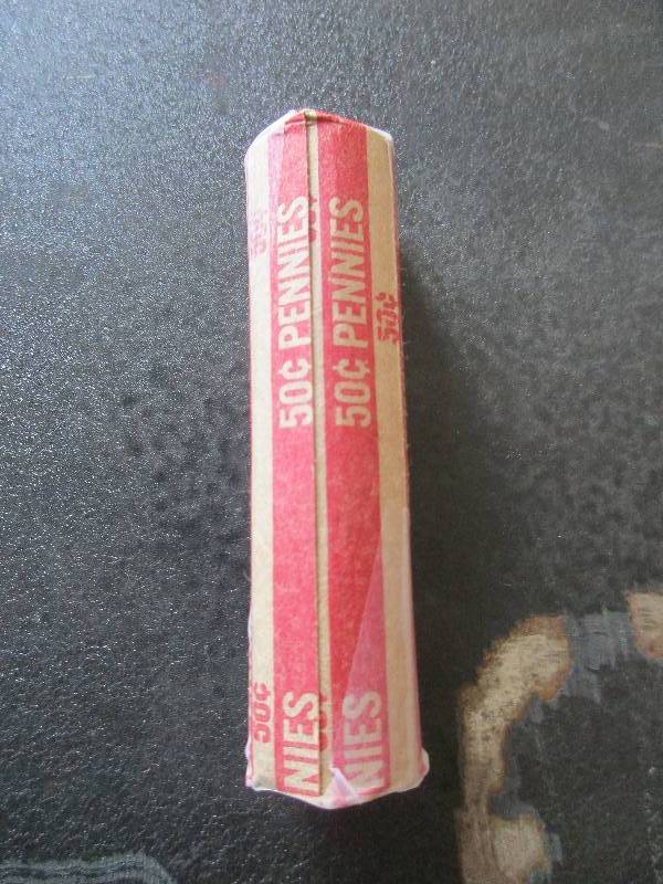 Roll of (50) Lincoln Wheatback Pennies