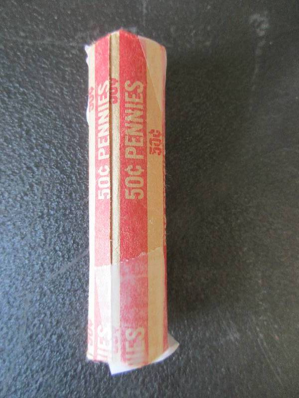 Roll of (50) Lincoln Wheatback Pennies
