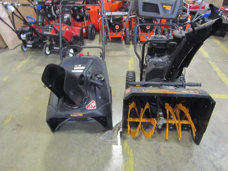 lot 11 image: Poulan PRO PR111 21 in. Single-Stage Gas Snow Blower24 in. 179 cc 2-Stage Gas Snow Blower