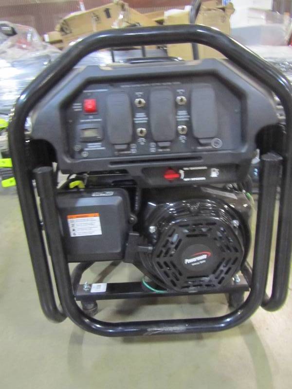 lot 20 image: Powermate 6,000-Watt Gasoline Powered Manual Start Portable Generator (x2)
