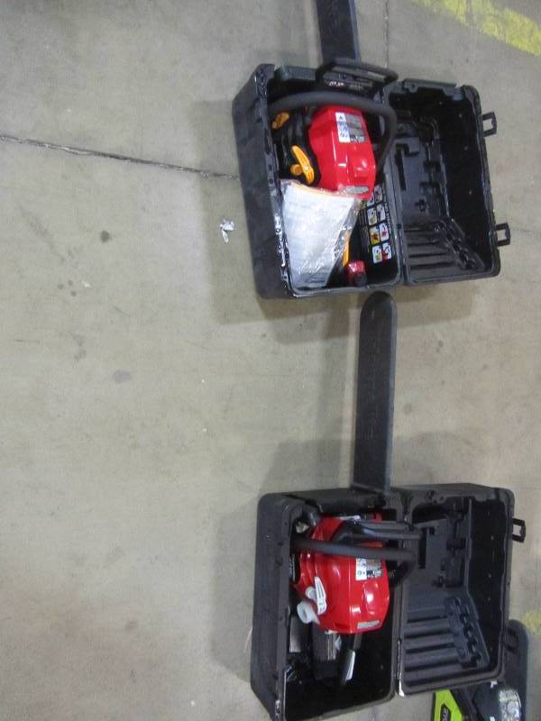 lot 35 image: homelite 18 chainsaw (x2)