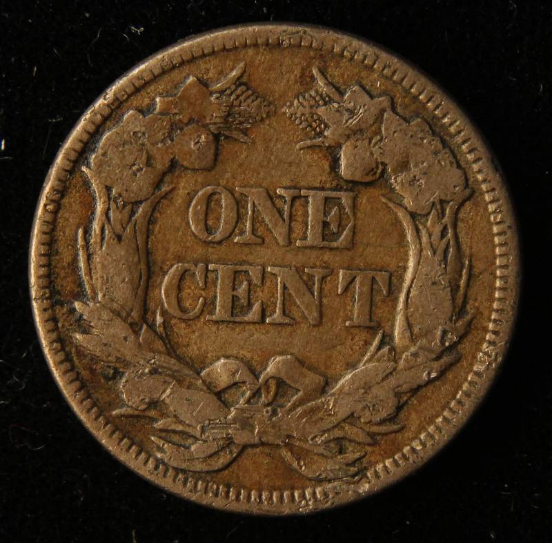 1858 SMALL LETTERS FLYING EAGLE CENT FINE
