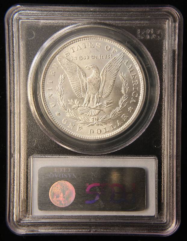 1887 MORGAN SILVER DOLLAR MS64 PCGS