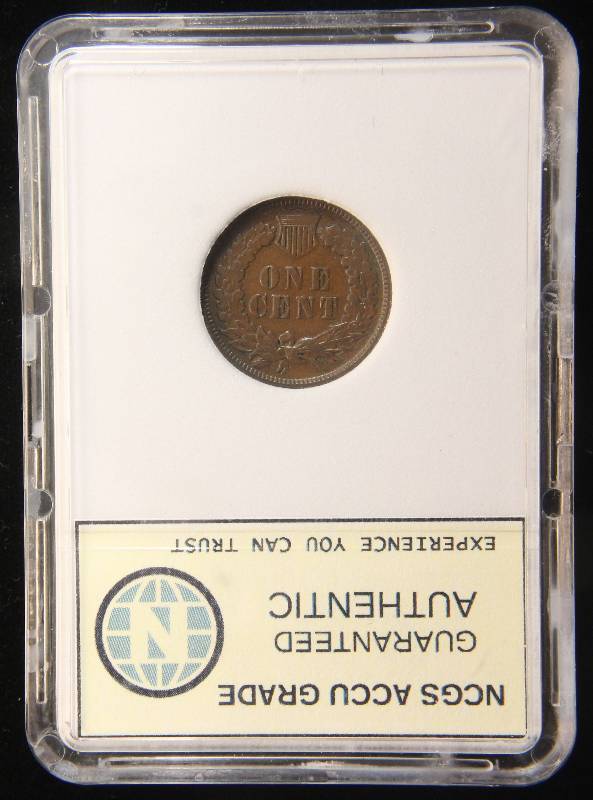 1908 INDIAN HEAD CENT AU55 NCGS