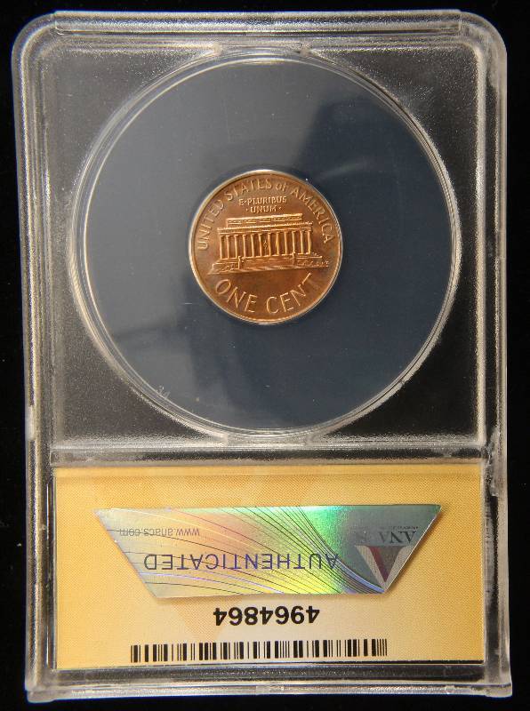 1964 PROOF US LINCOLN CENT PF65 RED ANACS