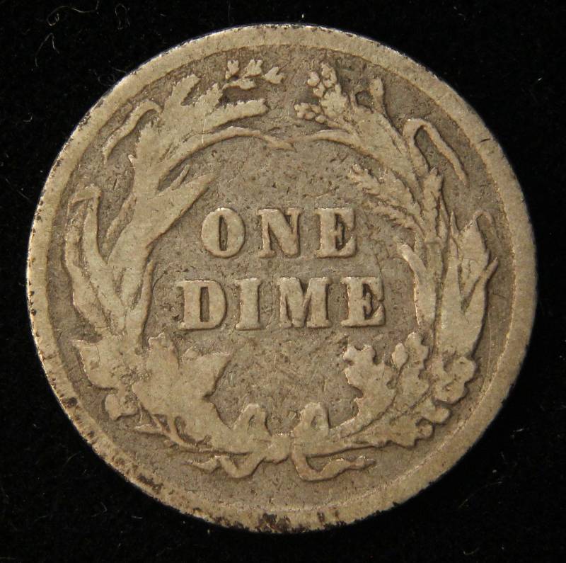 1894 BARBER SILVER DIME BETTER DATE COIN