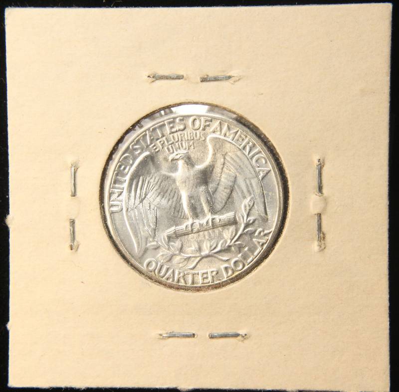 1958 WASHINGTON SILVER QUARTER GEM BU