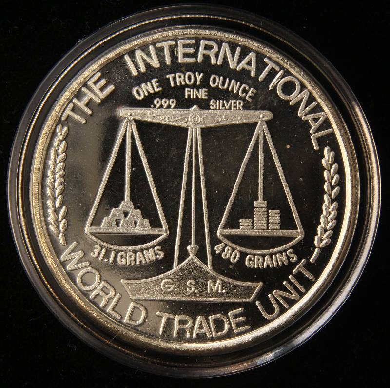 1 TROY OZ. .999 FINE SILVER MAY FLOWER SHIP TRADE UNIT IN AIRTITE