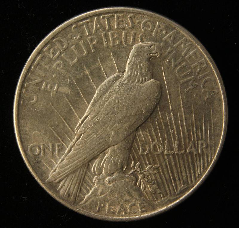 1922 PEACE SILVER DOLLAR XF