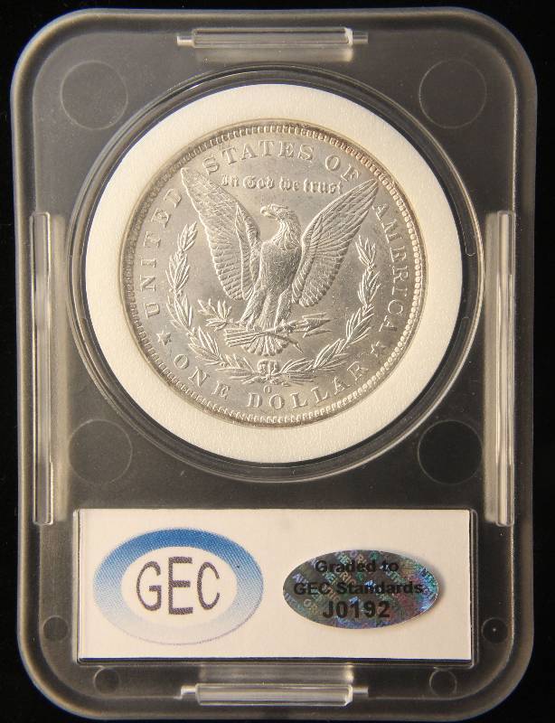 1885-O MORGAN SILVER DOLLAR MS67 GEC