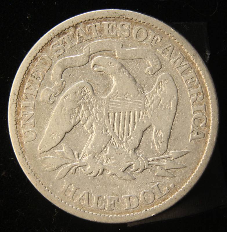 1876 SEATED LIBERTY SILVER HALF DOLLAR