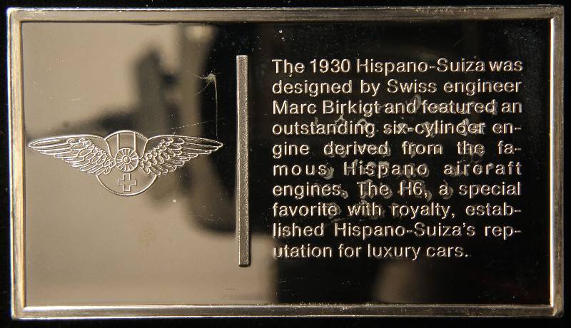 VINTAGE 1930 HISPANO-SUIZA 1000 GRAINS (2.08 TROY OZ) STERLING SILVER BAR