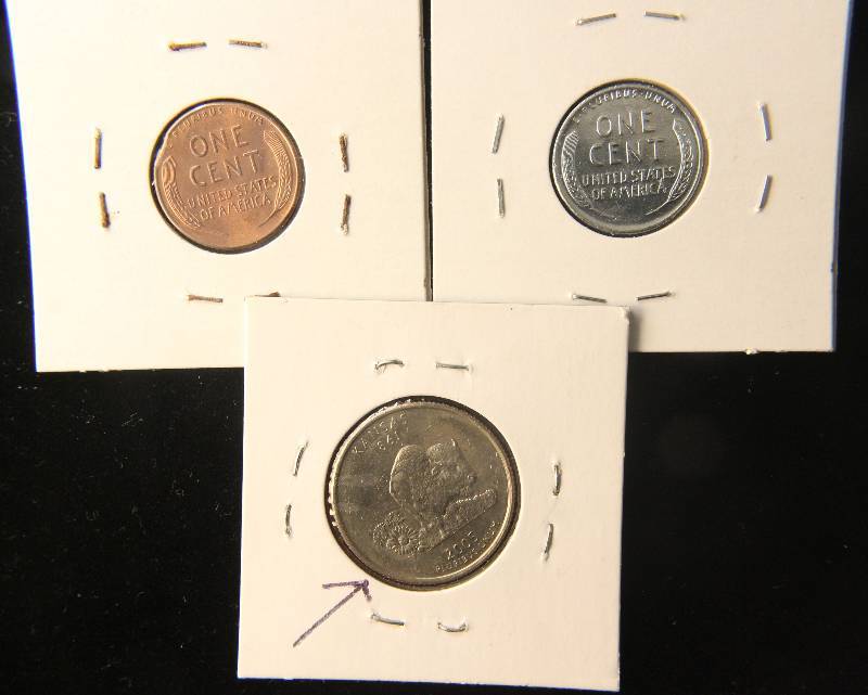 GROUP OF 3 US COINS AS PICTURED