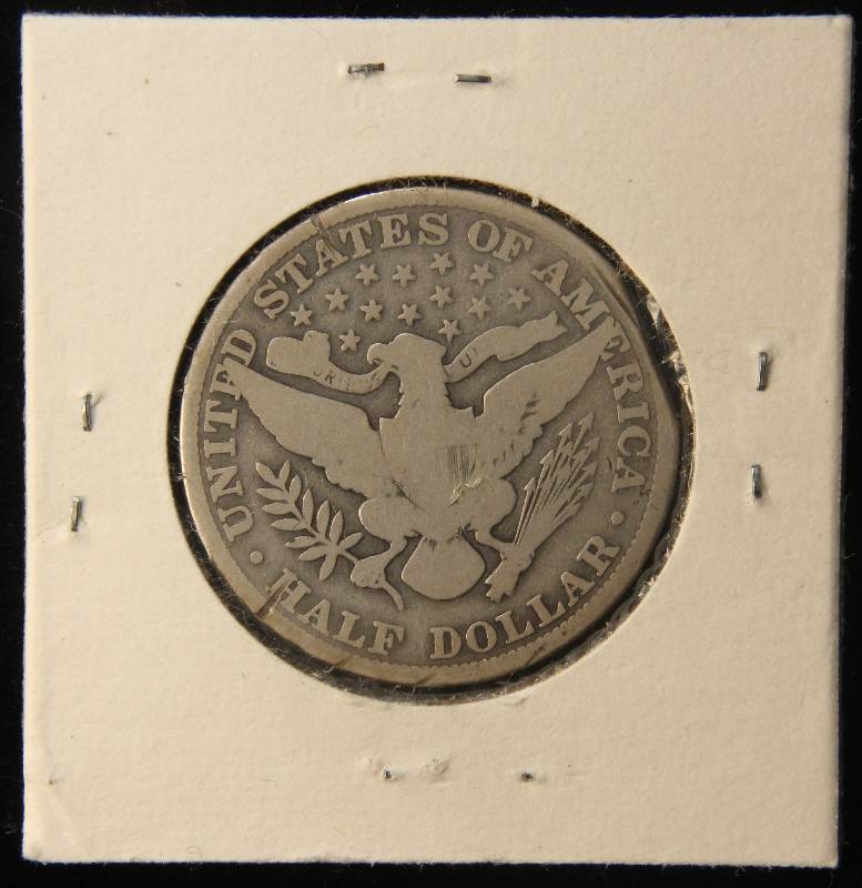 1912 BARBER SILVER HALF DOLLAR