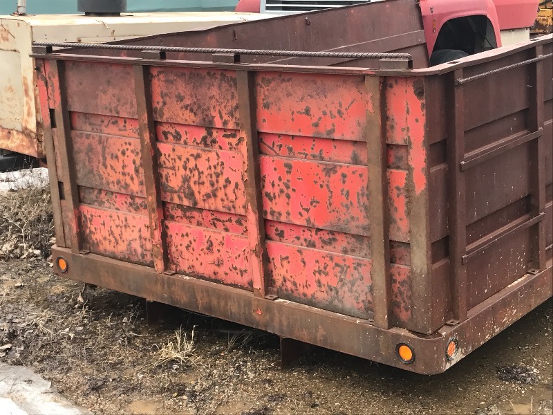 13ft Steel Truck Bed With Hydraulic Hoist