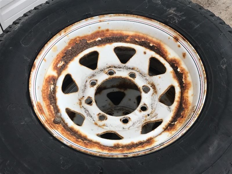 (4) Trailer Wheels & Tires