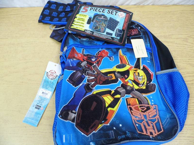Transformers Backpack Set