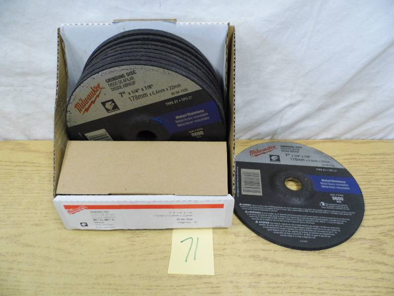 Milwaukee Grinding Discs