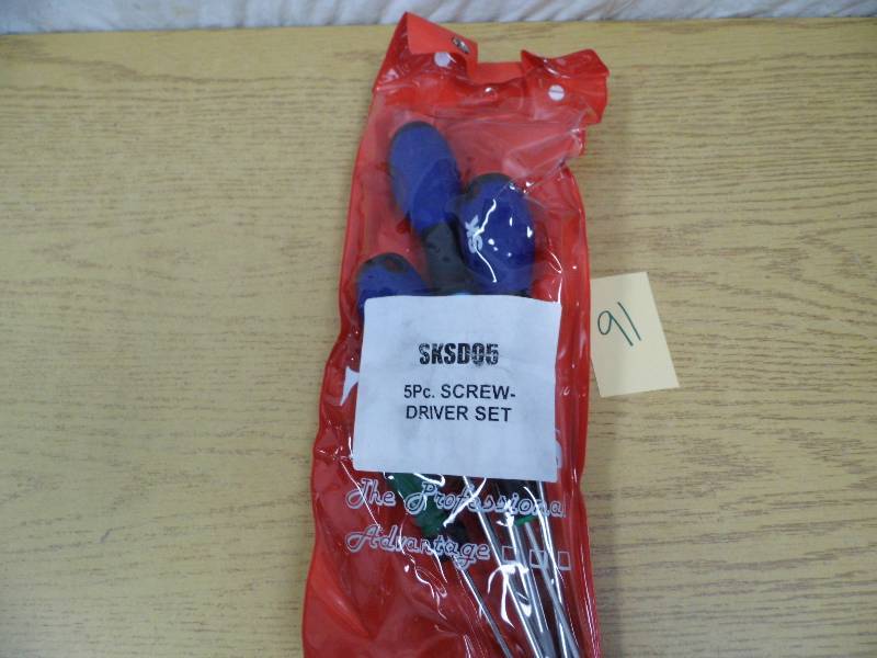5 Piece Screwdriver Set