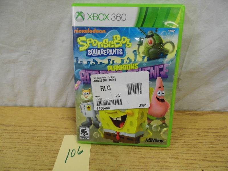 Xbox 360 Sponge Bob