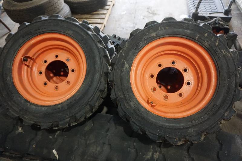 lot 2 image: Solideal Brand Skid Loader Skid Steer Tires and Tracks