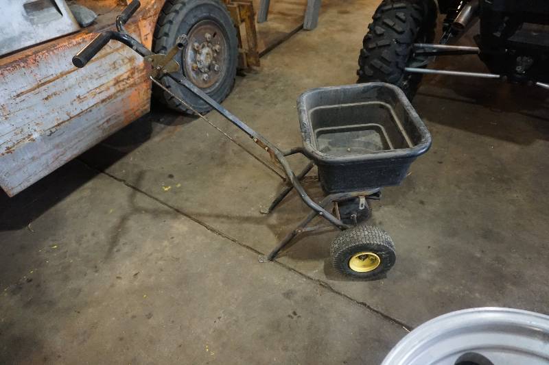 lot 23 image: Spyker Brand Manual Fertilizer Spreader
