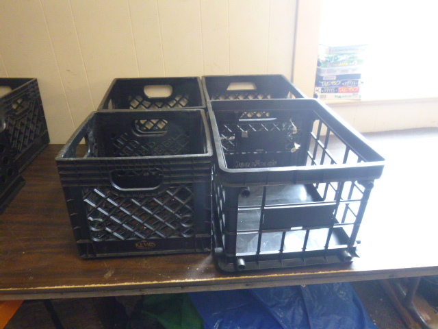 lot 80 image: 4 Milk Crates