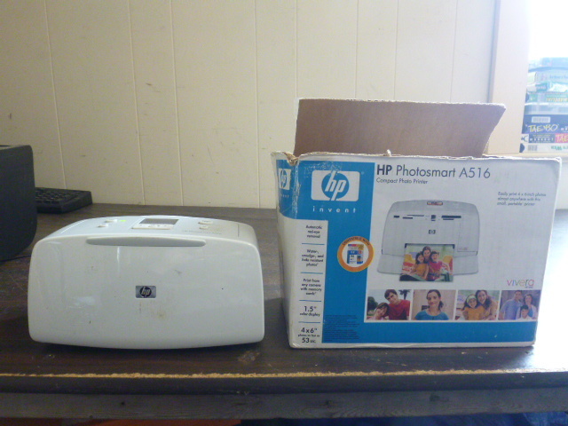 lot 87 image: HP Photosmart A516 Photo Printer