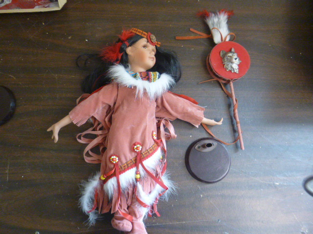 lot 108 image: Native American Doll