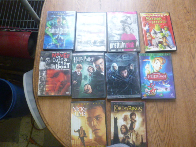 lot 158 image: 10 DVD Movies