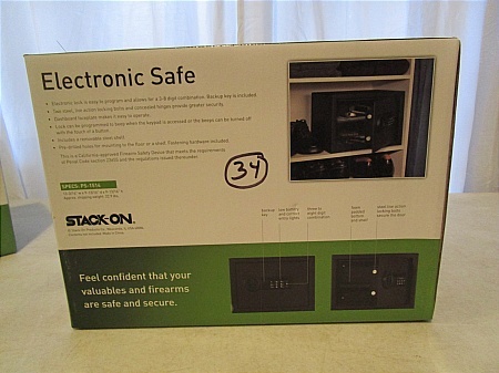 lot 34 image: Stack-On Personal Security Safe