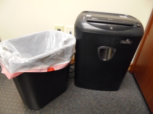 Paper Shredder and Waste Basket