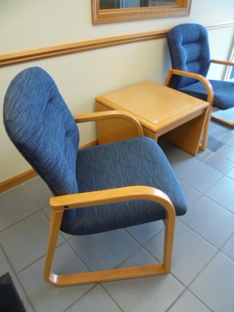 Lobby Chairs and Table