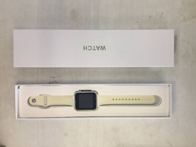lot 36 image: New, BSWG10 Bluetooth Smart Wrist Watch With Camera WHITE